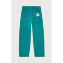 Long 5-Pocket Trousers - Overdyed Emerald - Women