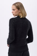 Polo – Brushed Cashmere Nyra - Noir - Femme