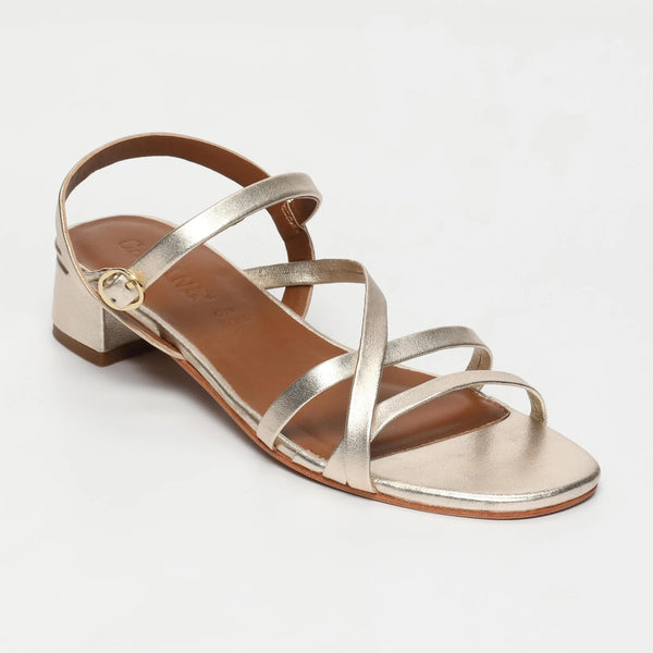 Sandalias De Tacón Nahla - Platinium