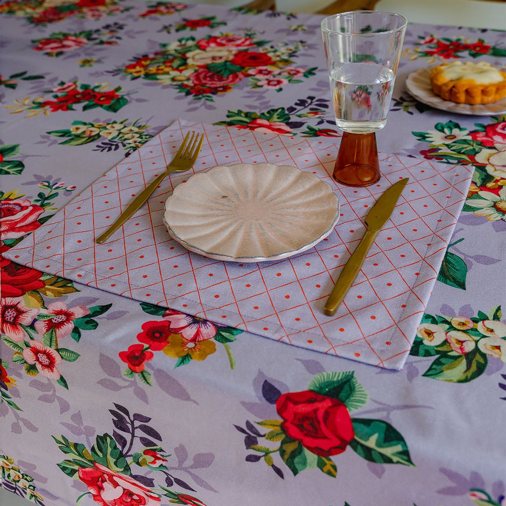 Nappe Carrée En Coton Mia Lila