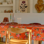 Nappe Carrée En Coton Mia Orange