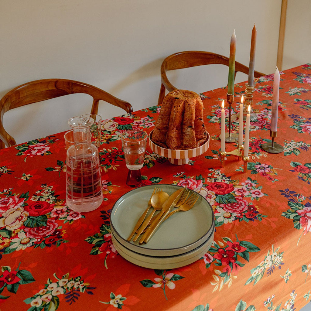 Nappe Carrée En Coton Mia Orange