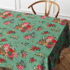Nappe Carrée En Coton Mia Vert