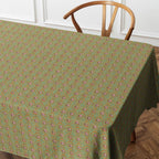 Nappe Carrée En Coton Mona Doré