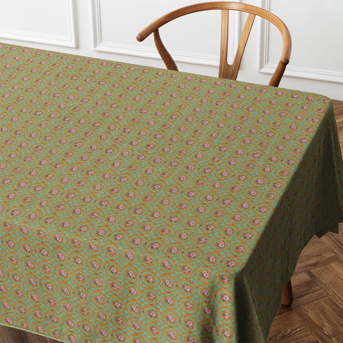 Nappe Carrée En Coton Mona Doré