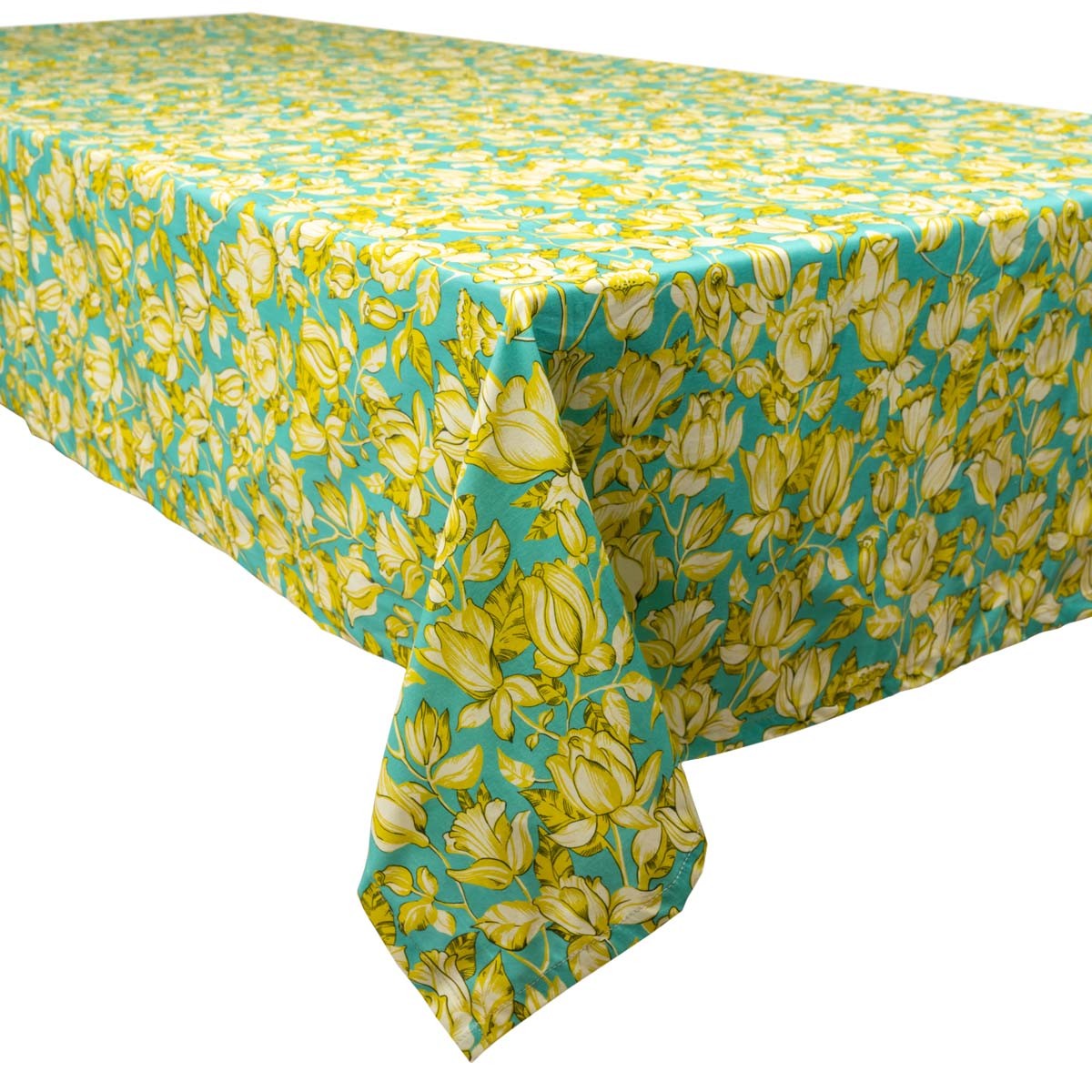 Nappe En Coton Aponi Turquoise