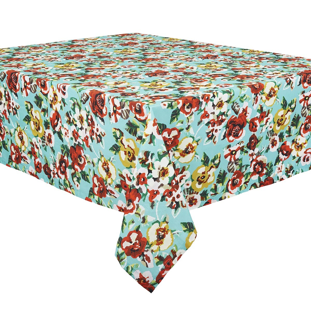 Nappe En Coton Rita Turquoise
