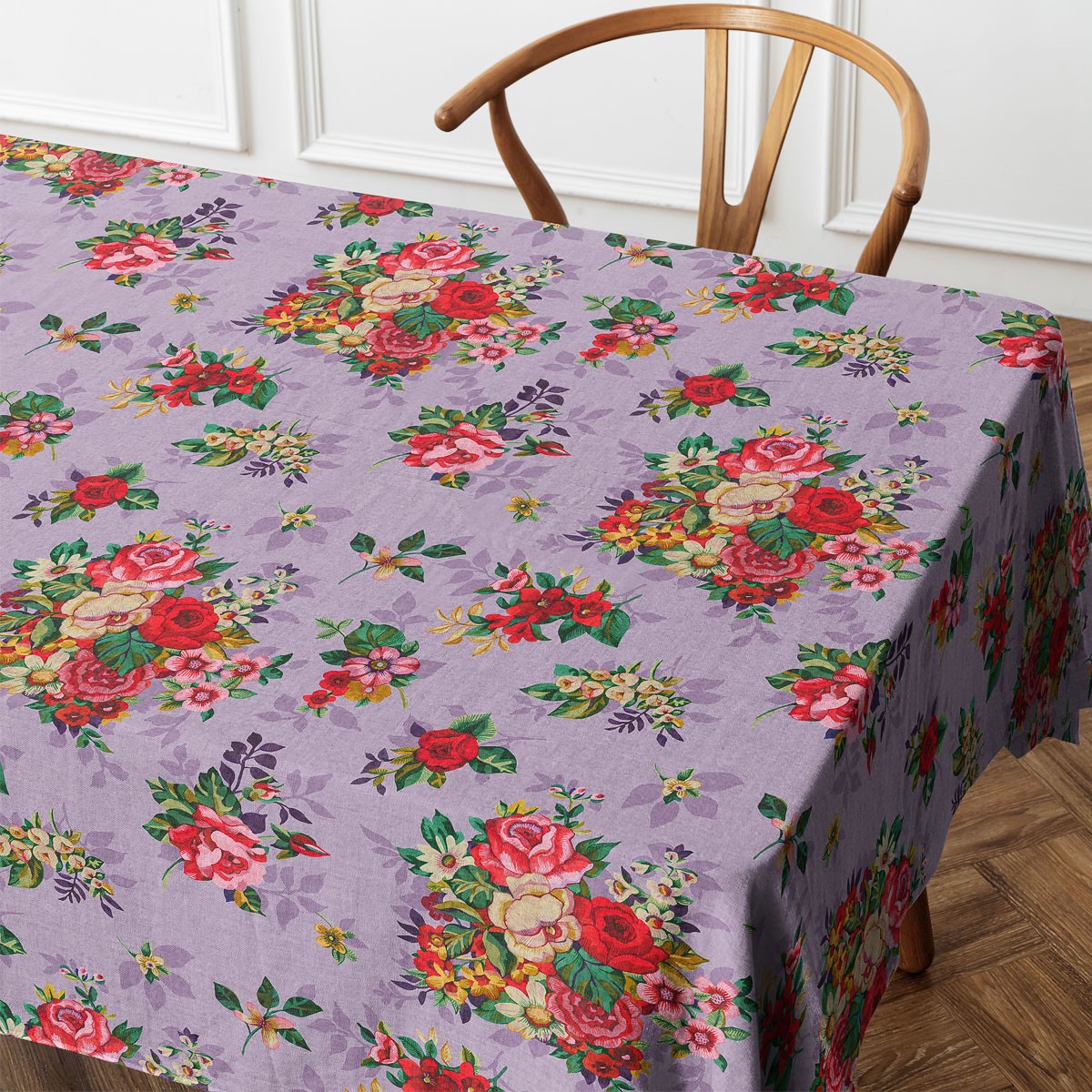 Nappe Rectangulaire En Coton Mia Lila