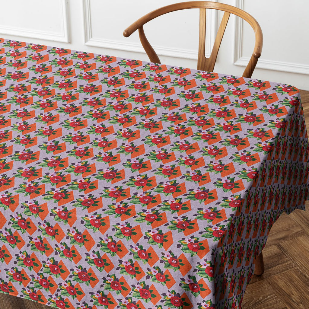 Nappe Rectangulaire En Coton Suzie Lila