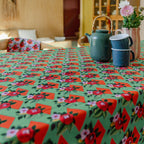 Nappe Rectangulaire En Coton Suzie Vert