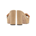 Narcissa Sand Platform Sandal