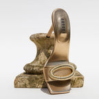 Beige Naria 120Mm Ankle Platform Sandal
