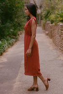 Robe Inès - Terracotta