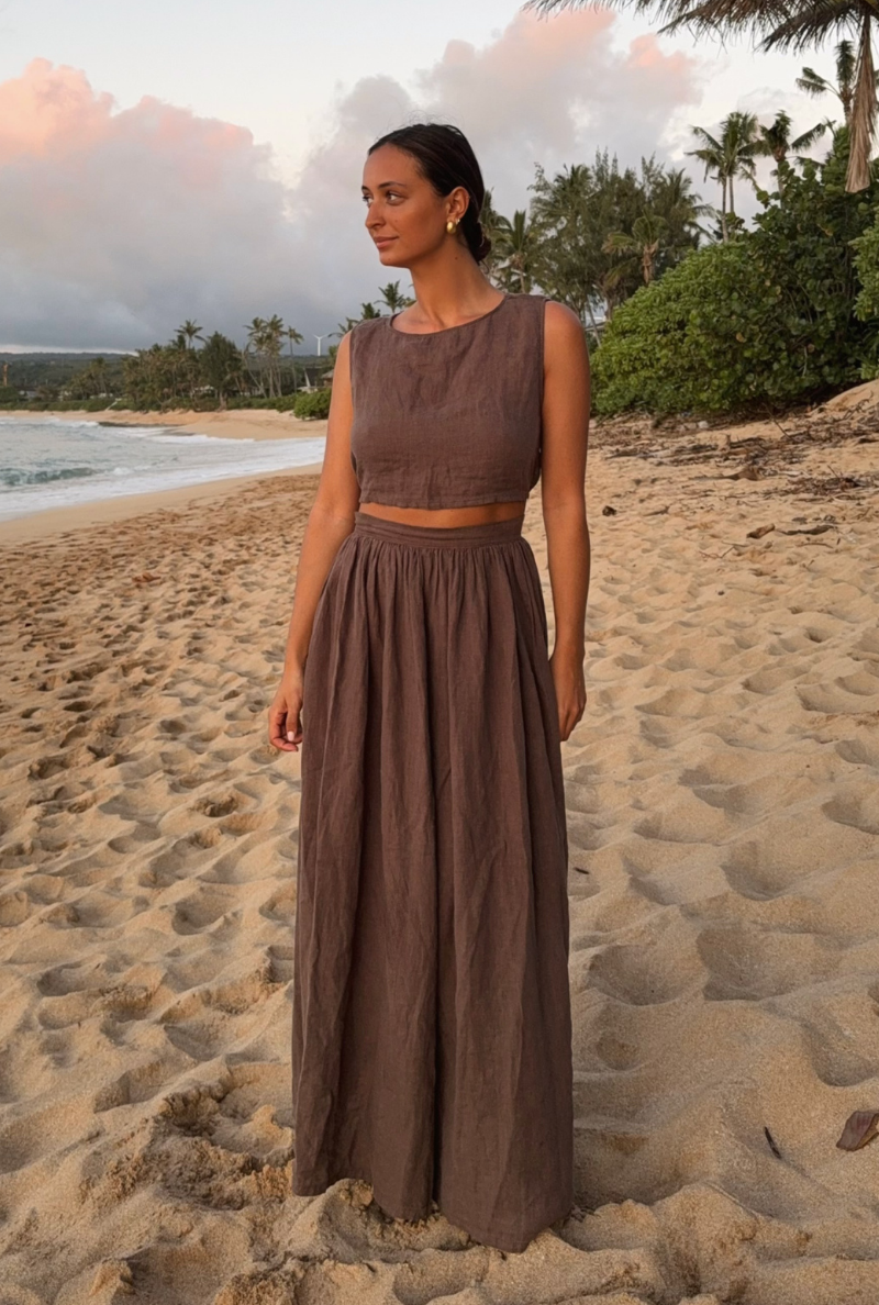 Top Margauxbtn X Nénés - Marron