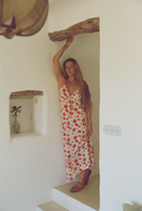 Top Charlotte - Imprimé Fleurs Rouges