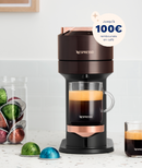 Vertuo Next Premium Rich Brown + Aeroccino 3 | Jusqu’à 100€ remboursé en café Nespresso - Machine Nespresso Magimix