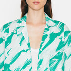 Margaux Lonnberg - Nevada Shirt - Green Paint