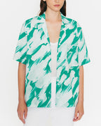 Margaux Lonnberg - Nevada Shirt - Green Paint