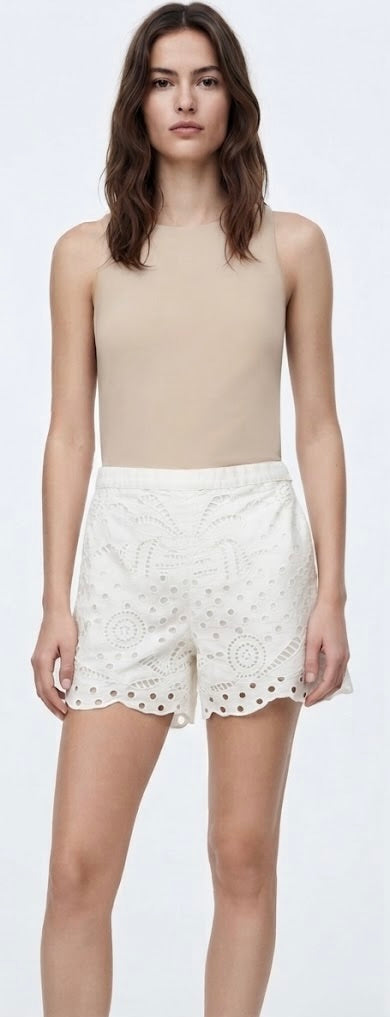 Niba Shorts - Ecru