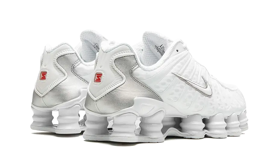 Shox Tl White Metallic Silver Max Orange - Blanc