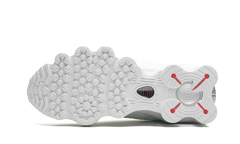 Shox Tl White Metallic Silver Max Orange - Blanc