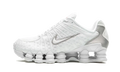 Shox Tl White Metallic Silver Max Orange - Blanc