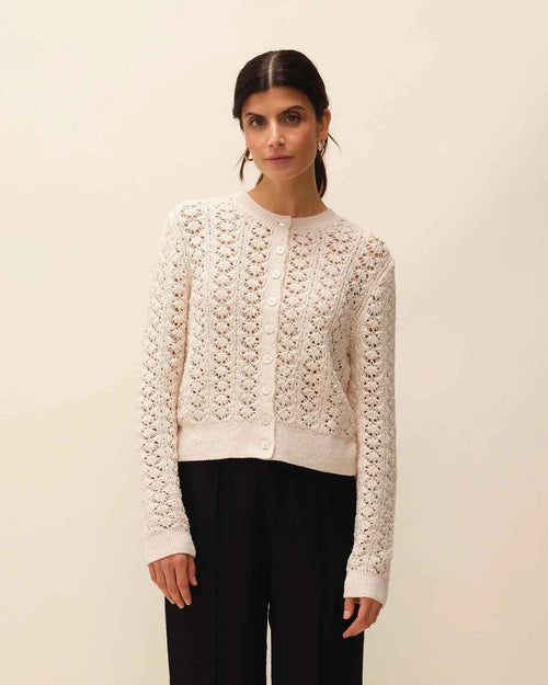 Cardigan écru Naya
