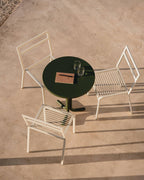 Nokk - Table Bistrot - Acier - Forest Green