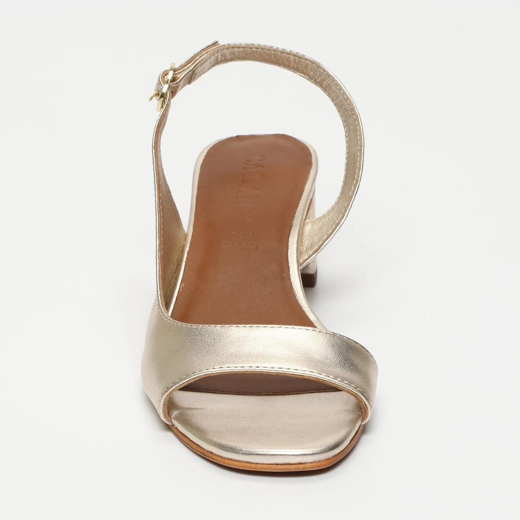 Tacones Nonnie - Dorado