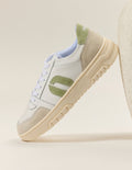 Baskets Basses Nora - Blanc Vert - Femme