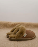 Paule Slippers - Shearling - Camel - Women