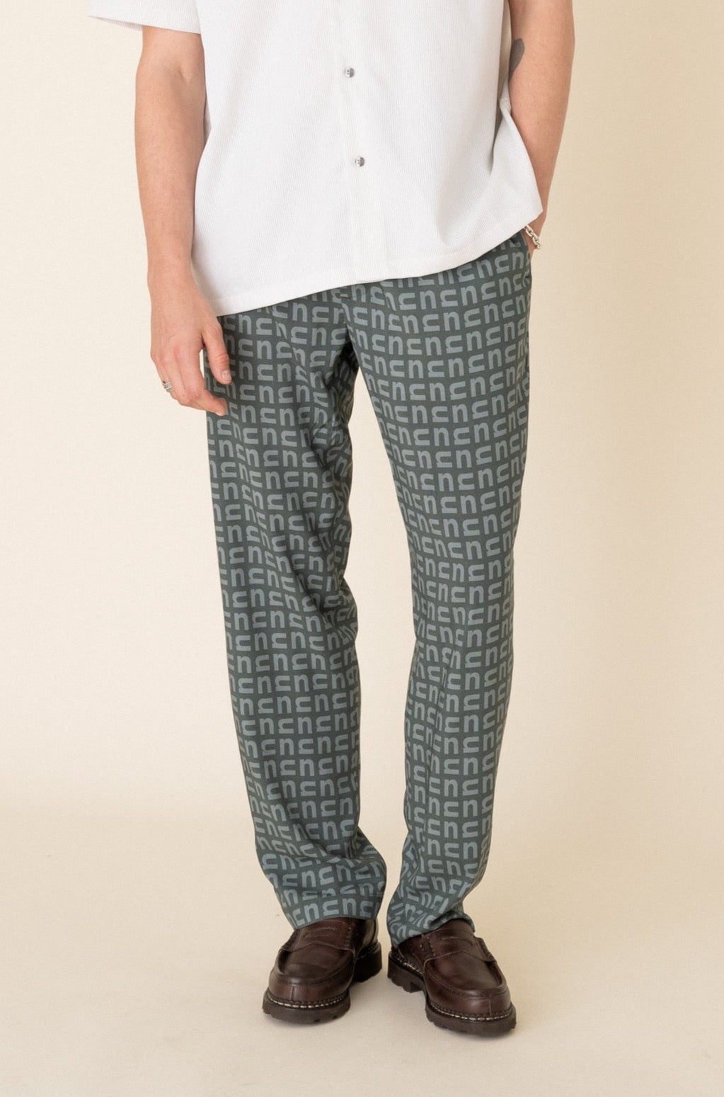 Pantalon Néguev Logo Print