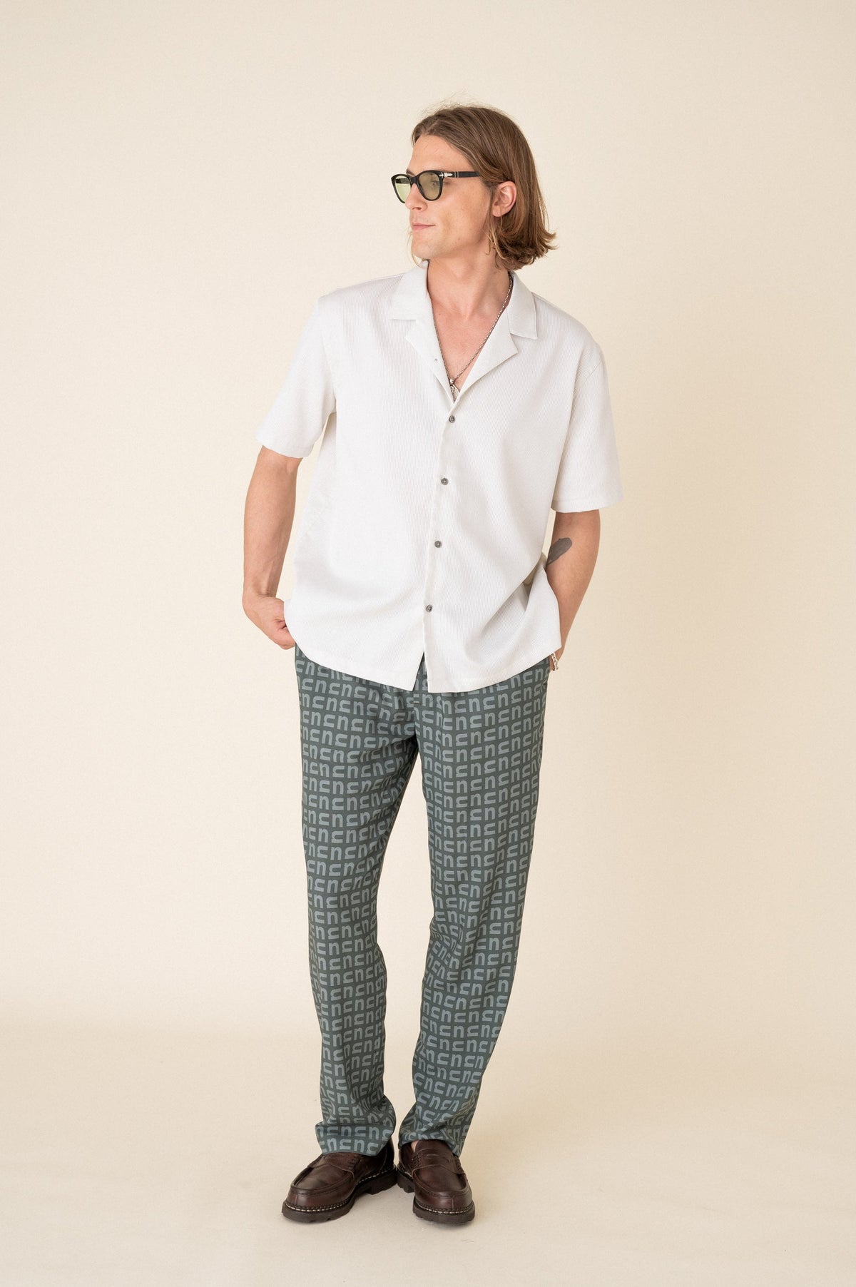 Pantalon Néguev Logo Print