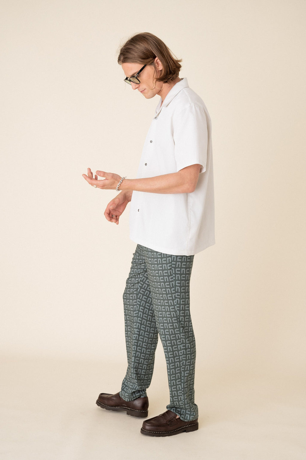 Pantalon Néguev Logo Print