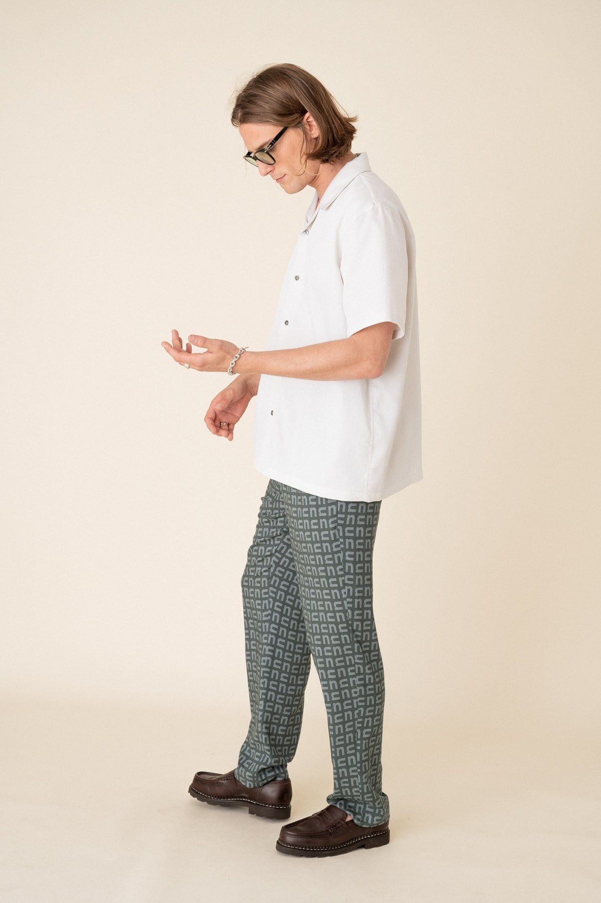 Pantalon Néguev Logo Print
