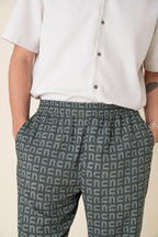 Pantalon Néguev Logo Print
