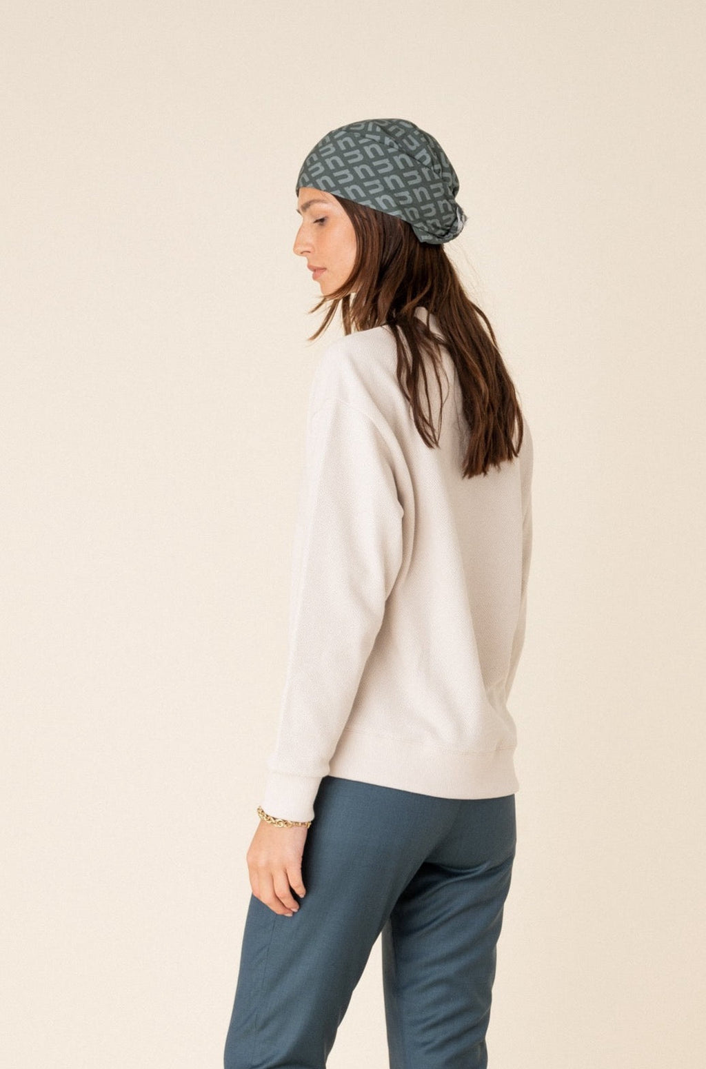 Sweatshirt Atlas Ecru