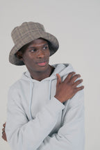 Bonnet Beige Checks