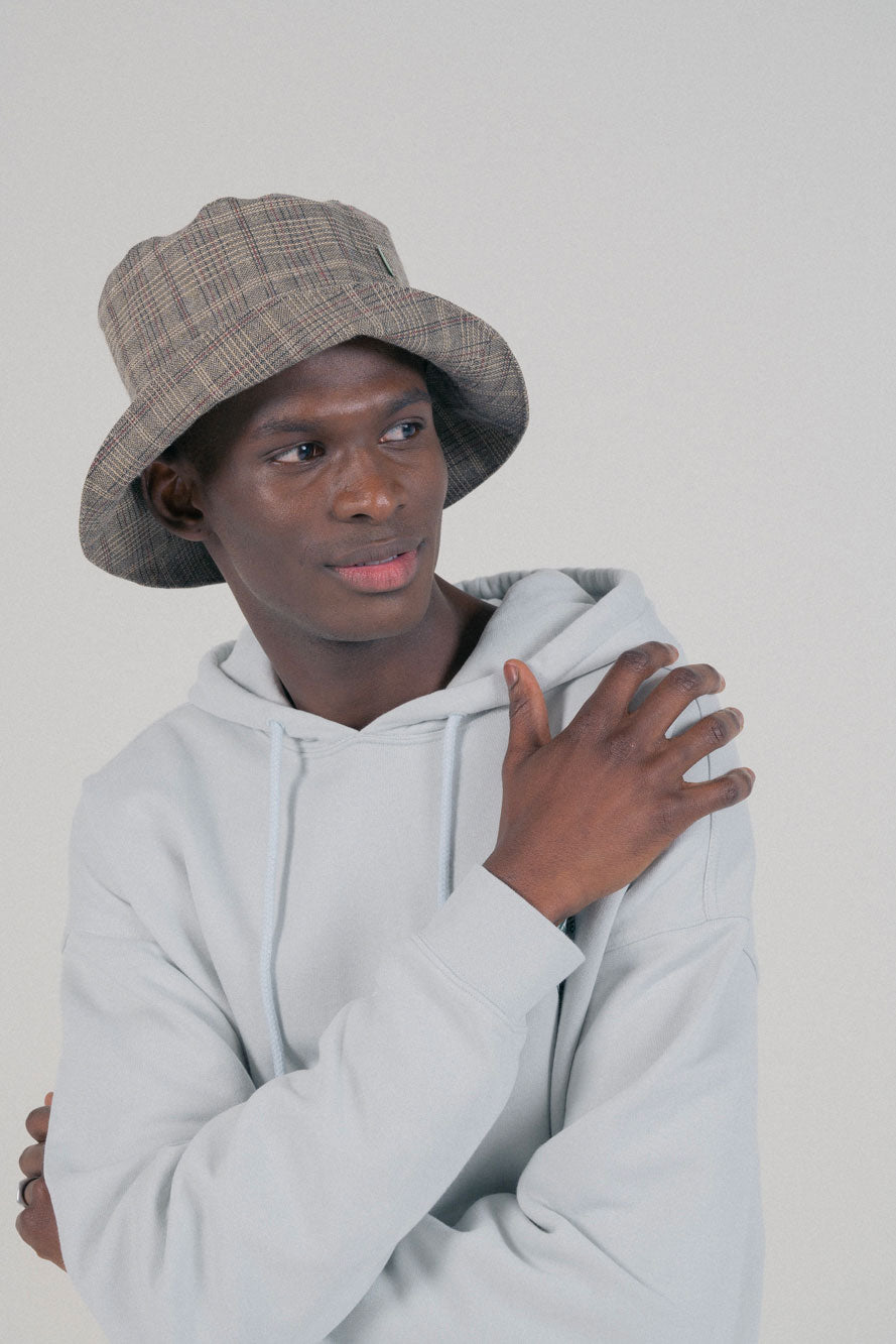 Bonnet Beige Checks