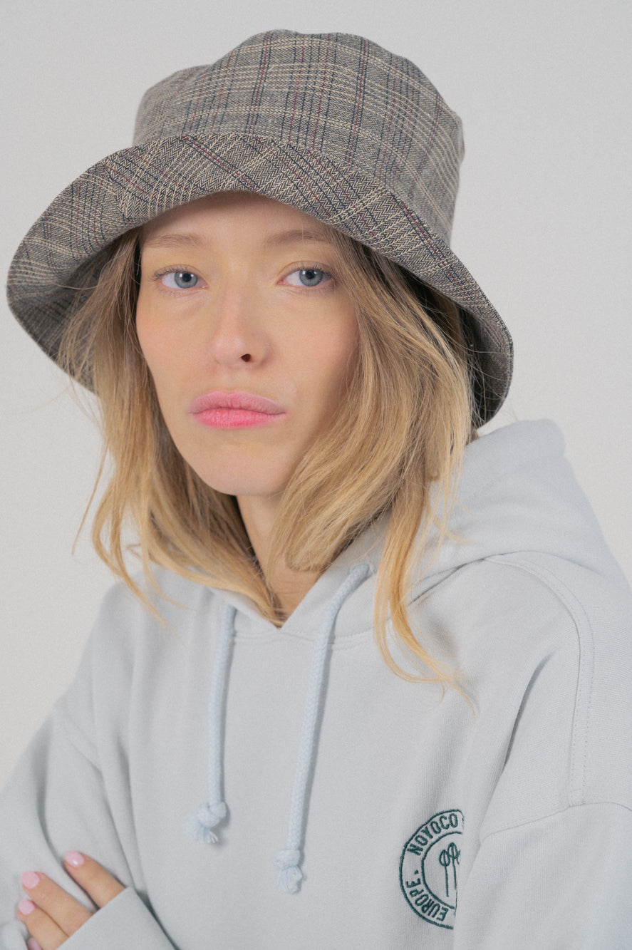 Bonnet Beige Checks