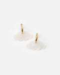 Boucles D'Oreilles Nuage - Irisé Blanc
