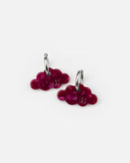 Boucles D'Oreilles Nuage - Cerise
