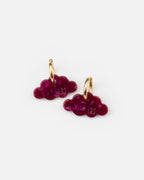Boucles D'Oreilles Nuage - Cerise