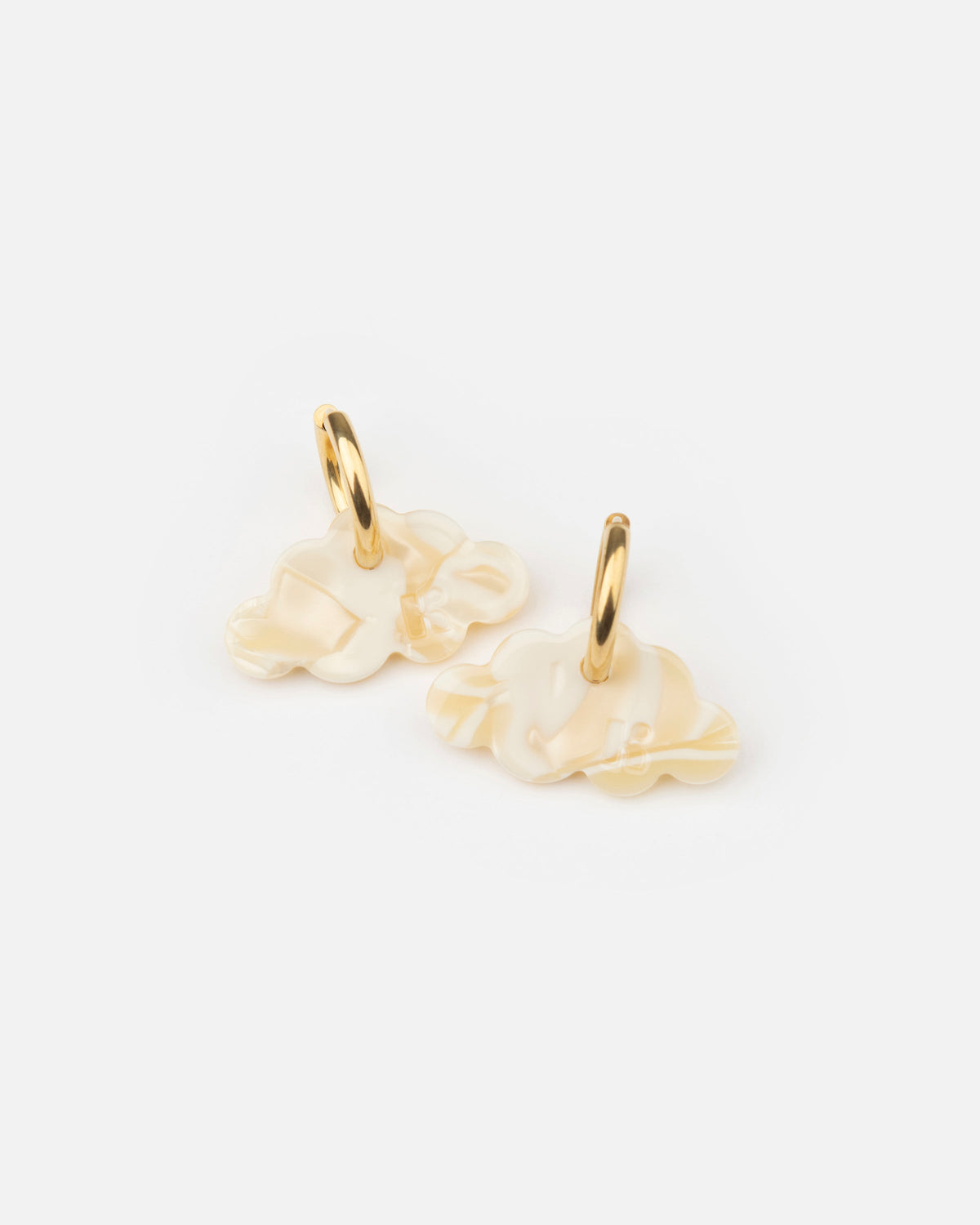 Boucles D'Oreilles Nuage - Nude