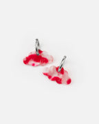 Boucles D'Oreilles Nuage - Rouge