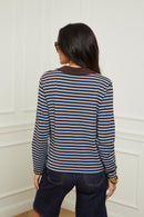 Polo Ml - Choco/Bleu