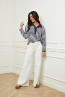 Polo Ml - Marine/Blanc