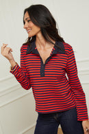 Polo Ml - Marine/Rouge