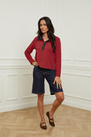 Polo Ml - Marine/Rouge