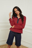 Polo Ml - Marine/Rouge